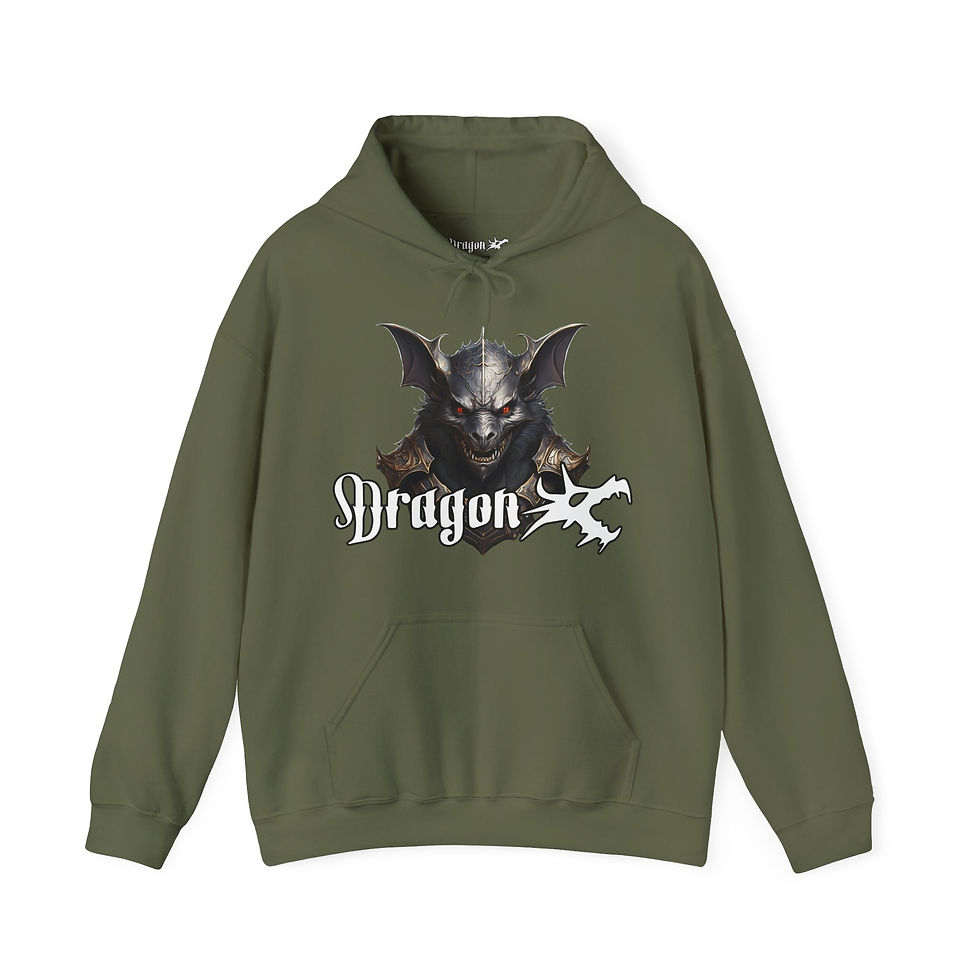 Thumbnail: Spirit Animal Series "Batty" Unisex Heavy Blend™ Hooded Sweatshirt
