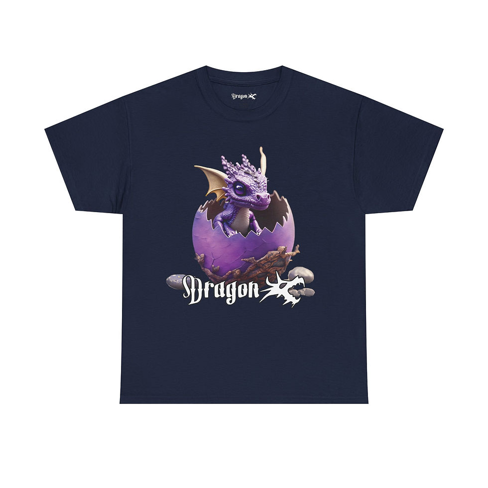 Thumbnail: Hatchling Series "Mystic Dragon" Unisex Heavy Cotton Tee