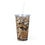 Thumbnail: "Desert Hatchling" Plastic Tumbler with Straw