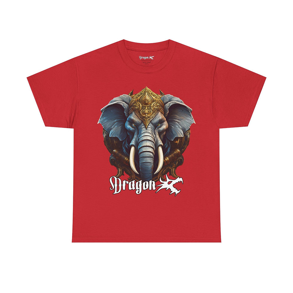 Thumbnail: Spirit Animal Series "Elephant" Unisex Heavy Cotton Tee