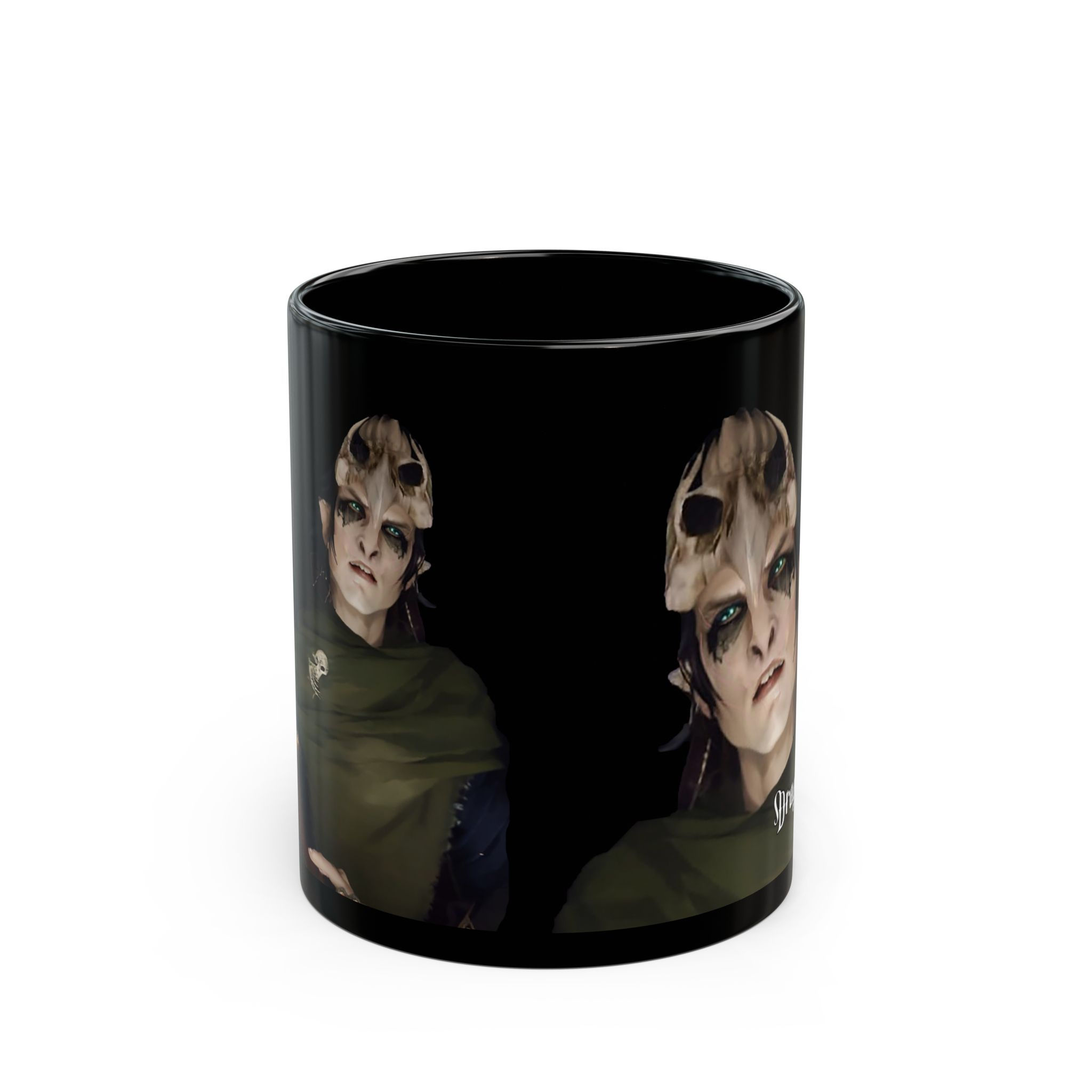 Drinkware "Fowl" 11oz Black Mug