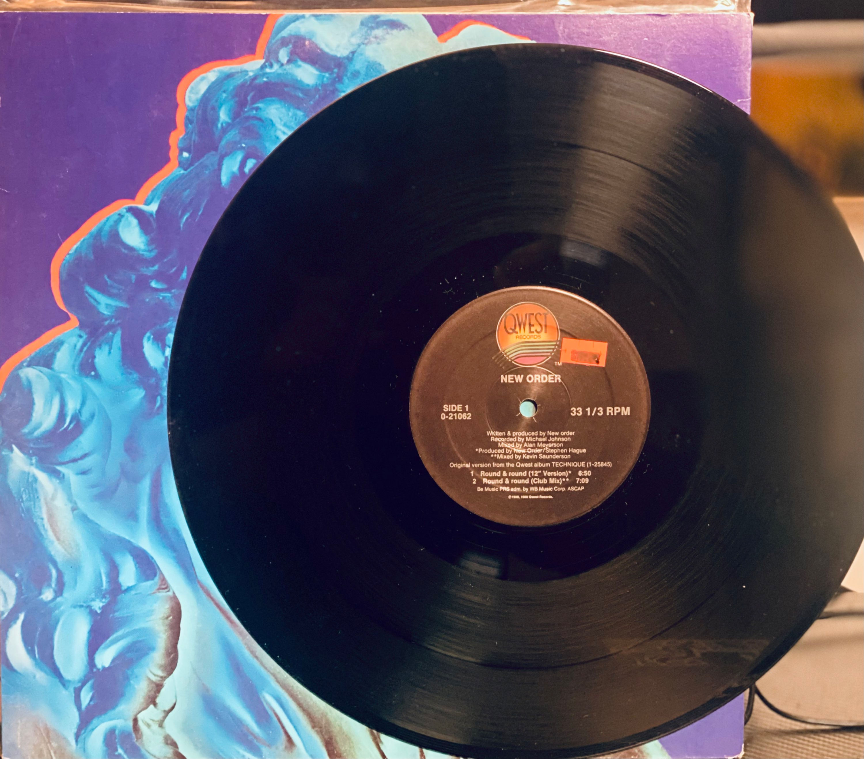 New Order - Round & Round 12" Single (VINYL)