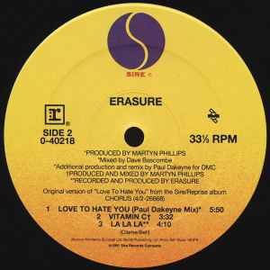 Thumbnail: Erasure-Love to Hate You #..1803