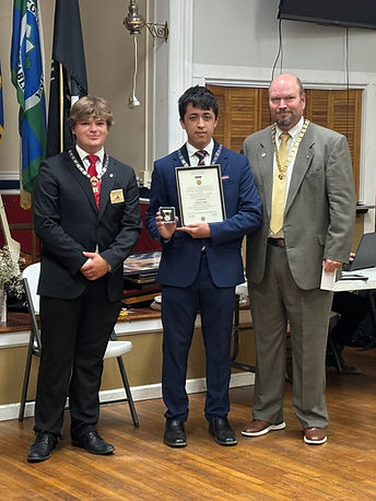 Jacob was presented with the PMC-MSA on June 6, 2026, by SMC Michael Keith and EO Dad Dave Murray