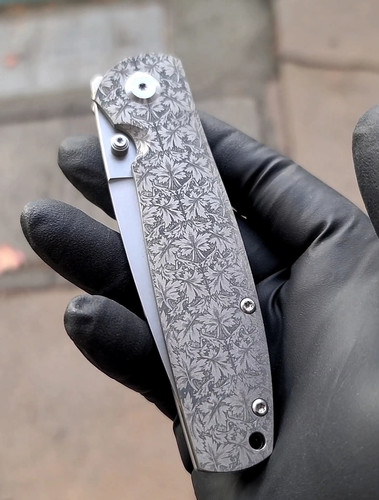 Rosalinda - Blasted Blade - Laser Engraved Handle - ZDP-189