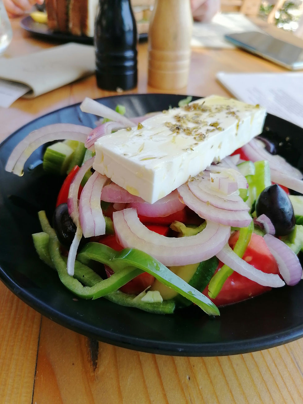 Food on private retreat in Greece