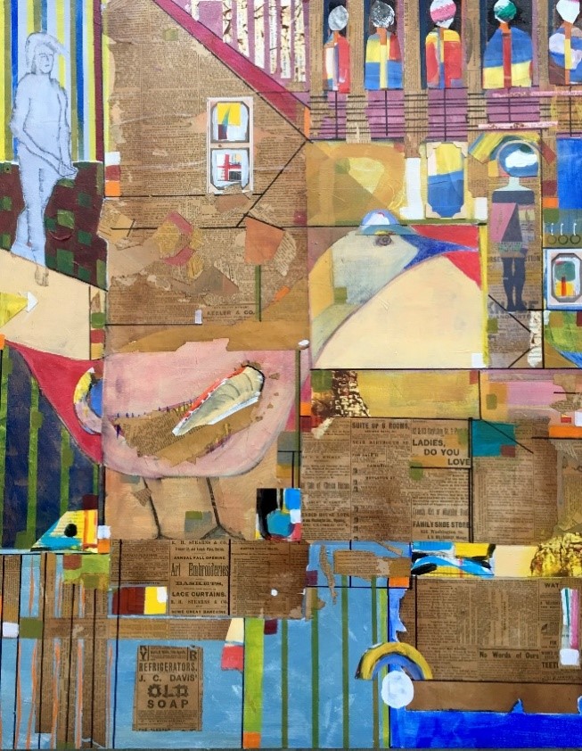 Mixed Media / Collage with Waterbased Materials March