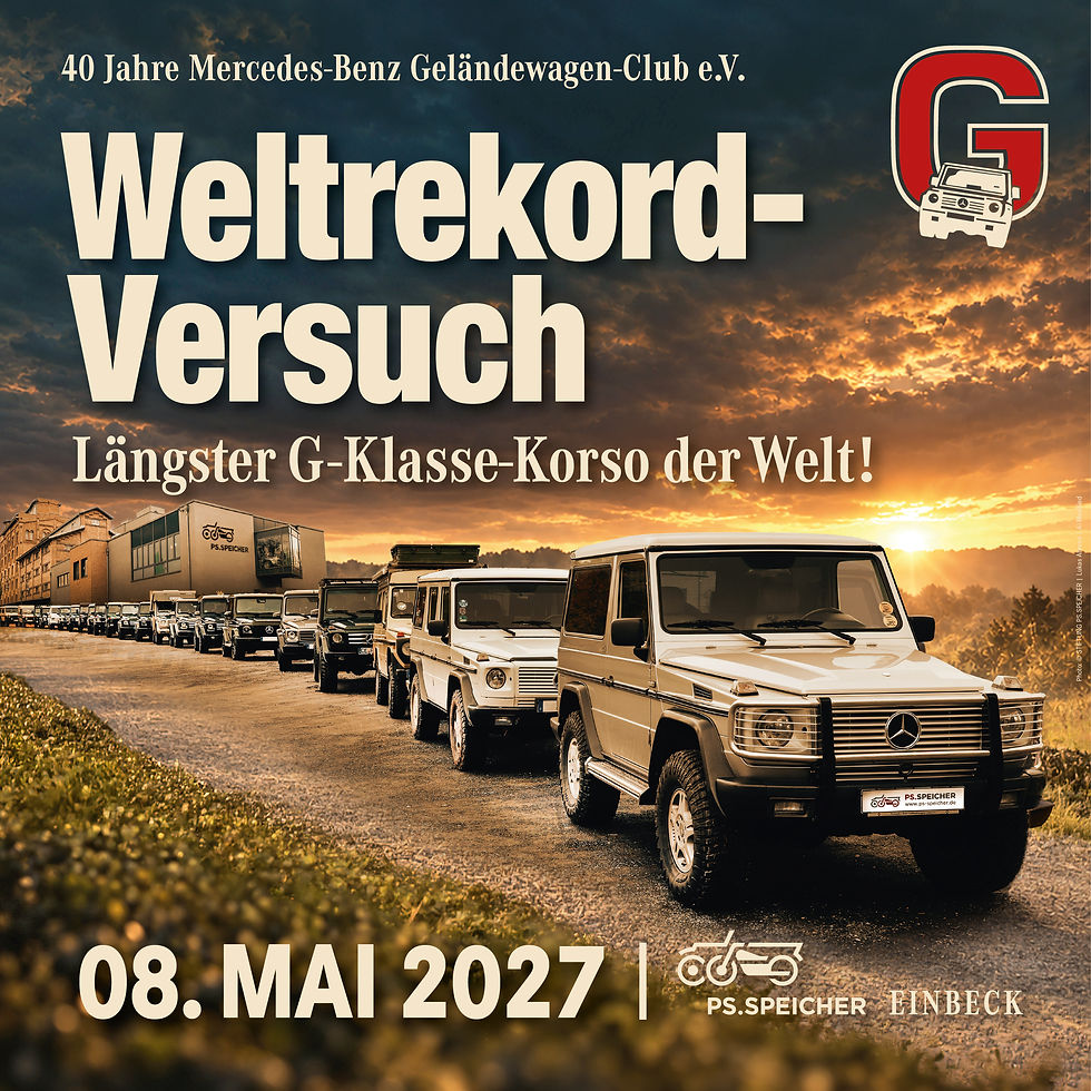 40 Jahre Mercedes-Benz Geländewagen-Club e.V. - Weltrekordversuch