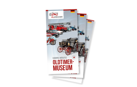 Broschüre: 'Oldtimer-Museum' - historische Fahrzeuge