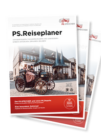 PS.Reiseplaner Broschüren: Historisches Auto, Reisetipps, PS.SPEICHER