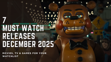 Collage of upcoming 2025 and early 2026 releases, including Avatar: Fire and Ash, Wake Up Dead Man: A Knives Out Mystery, Five Nights at Freddy’s 2, The Abandons, A Knight of the Seven Kingdoms, Marvel Cosmic Invasion and Assassin’s Creed Shadows.