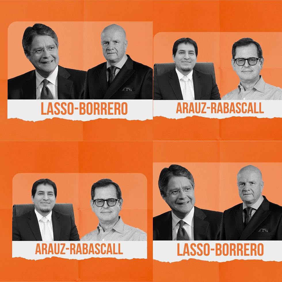 ¿Votar por Lasso o Arauz?