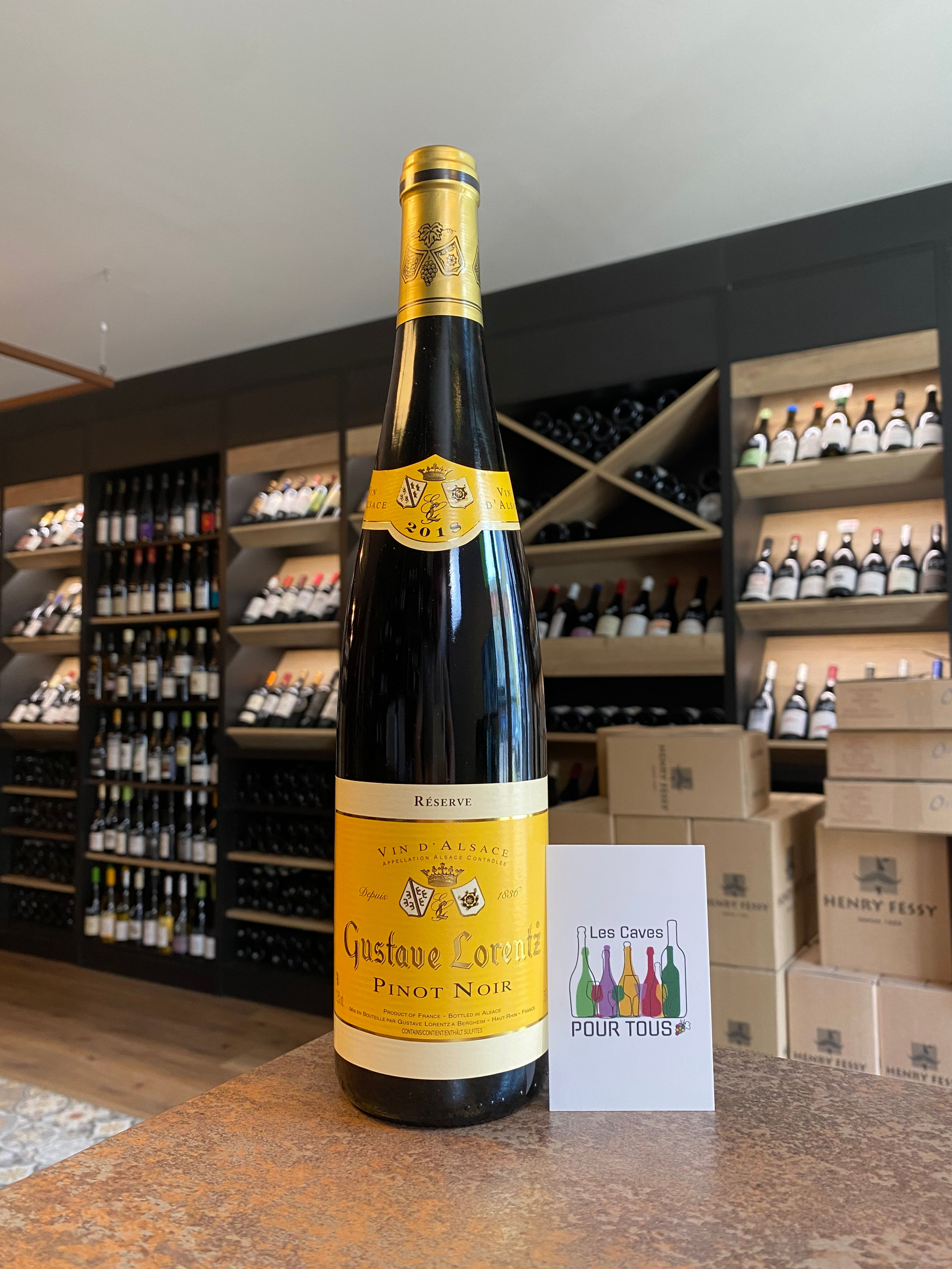 AOP Alsace - Gustave Lorentz - Réserve - Pinot Noir