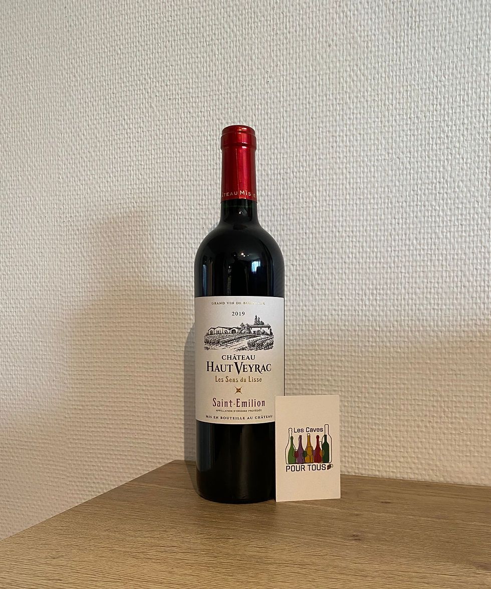 AOP Saint-Émilion - Château Haut Veyrac - Les Sens du Lisse