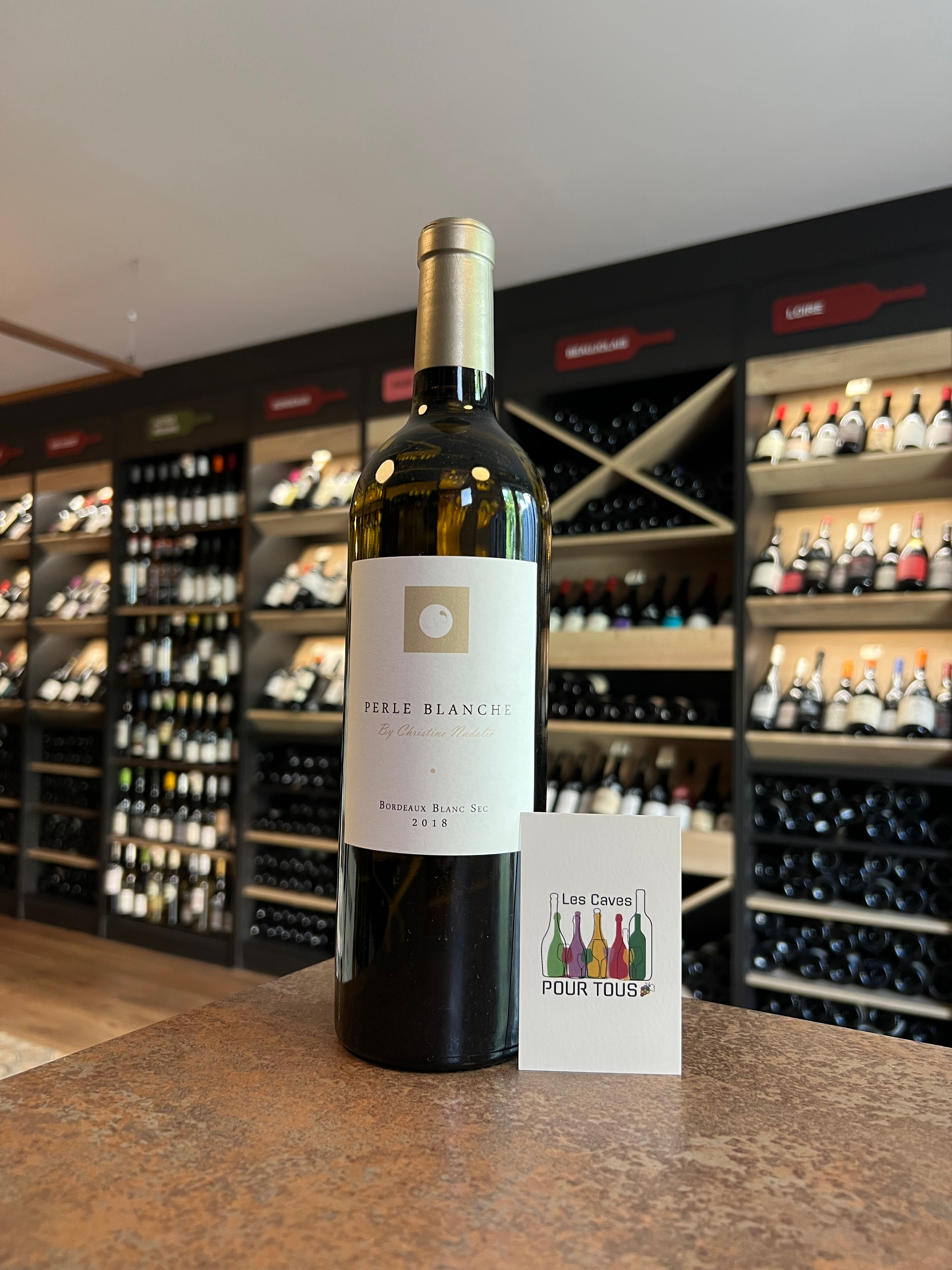 AOP Bordeaux Sec - Perle Blanche - Christine Nadalié