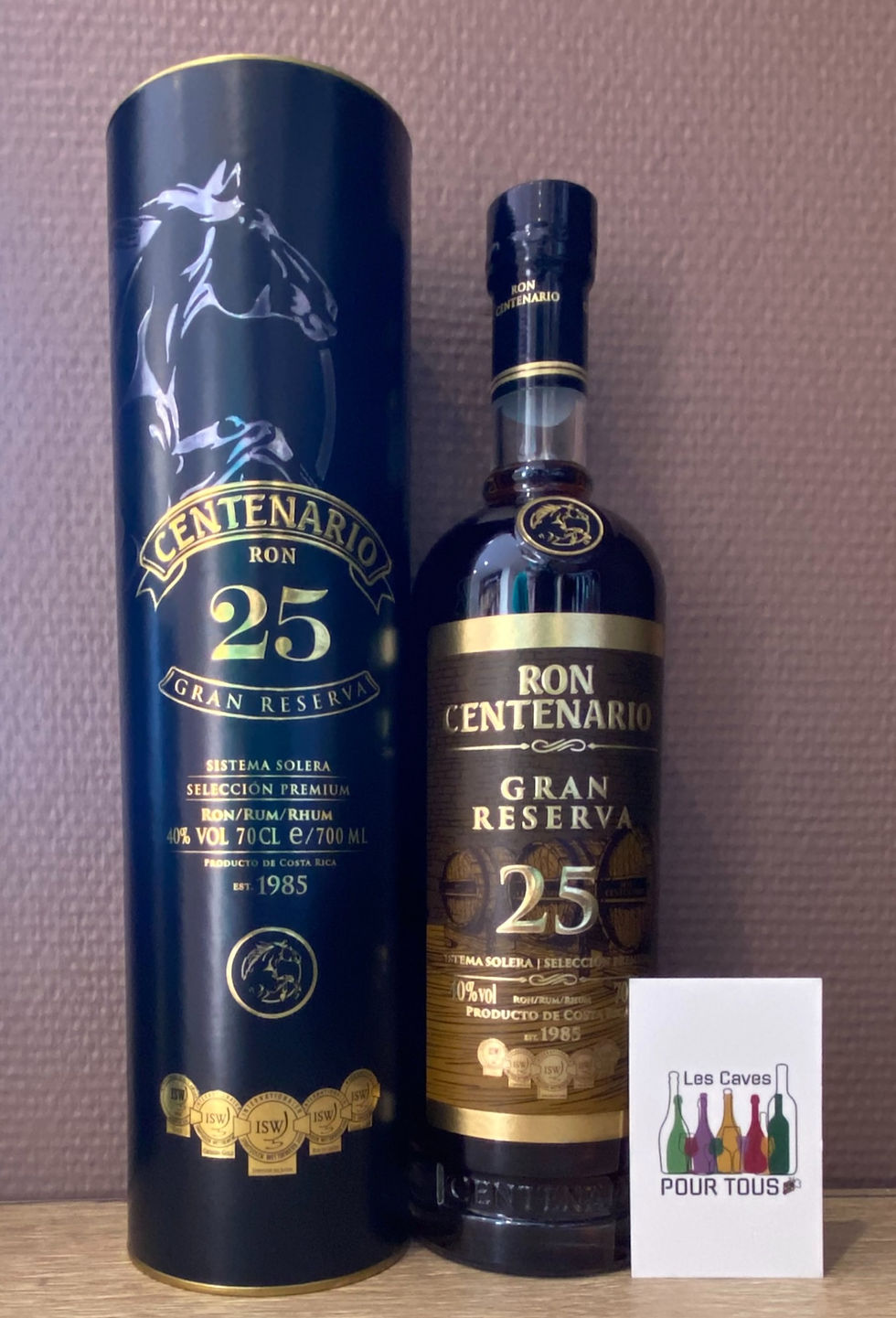 Miniature : Rhum - Centenario - 25 ans - Gran Reserva