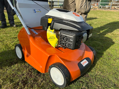 Scarifying at Shuttleworth