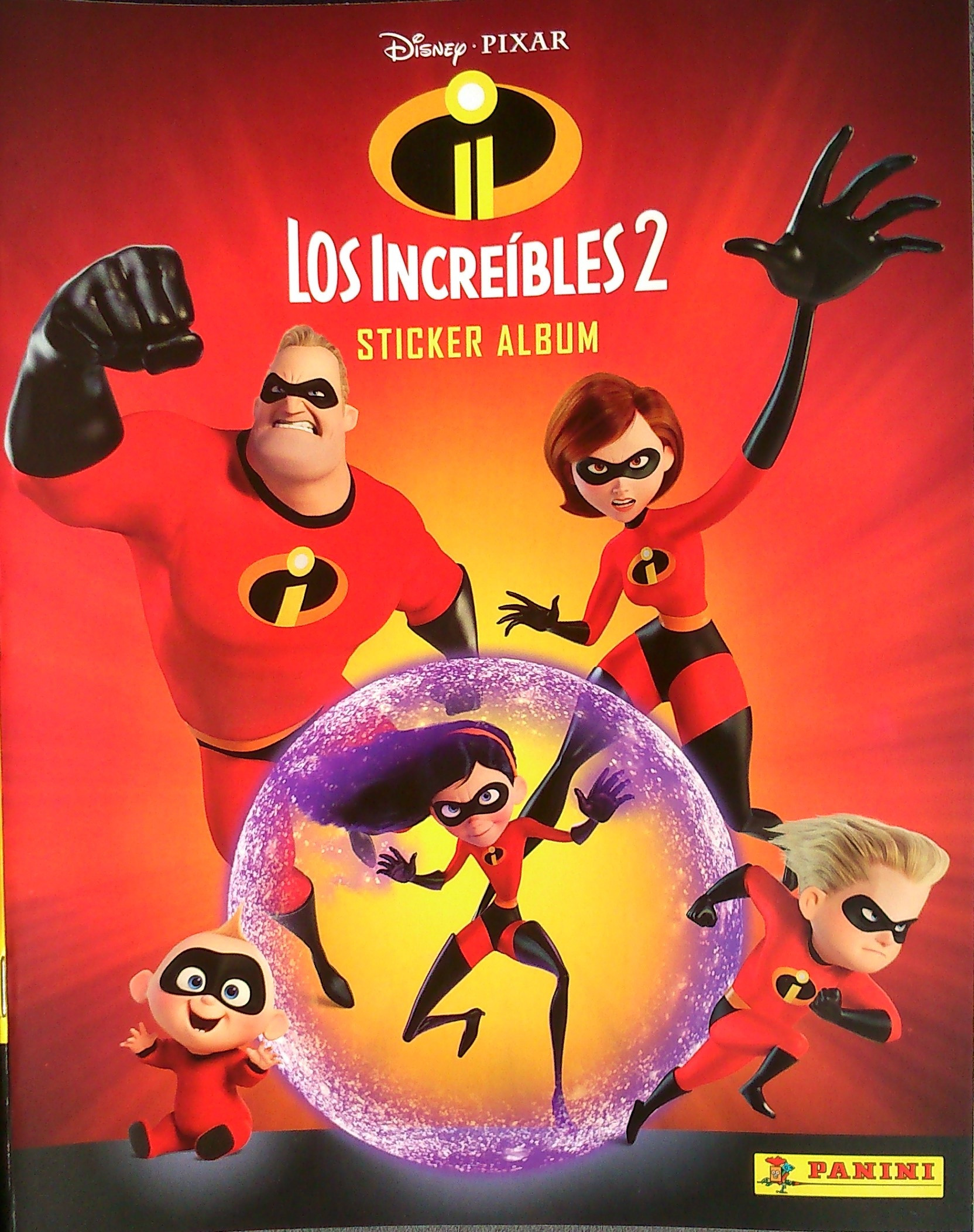 Set: Álbum Los Increíbles 2 + 50 Sobres De Láminas + Envío