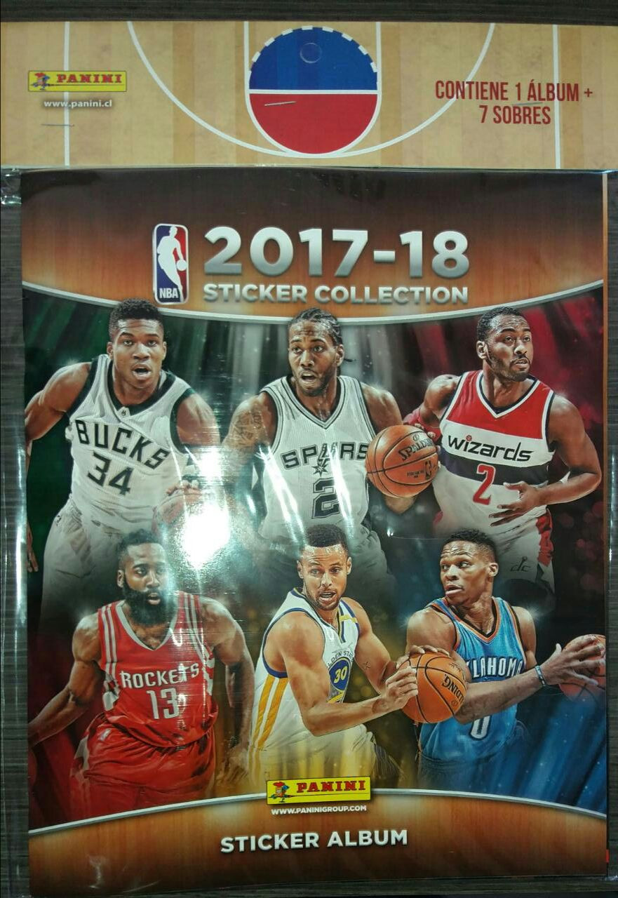 Set: 48 Sobres De Nba 2017-2018 Sticker Collection - Panini