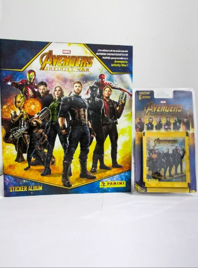 Set: Álbum Avengers Infinity War + 48 Sobres De Láminas