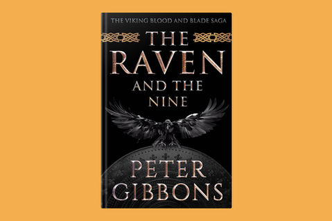 The Raven and the Nine by Peter Gibbons. Book cover design by Nada Orlic