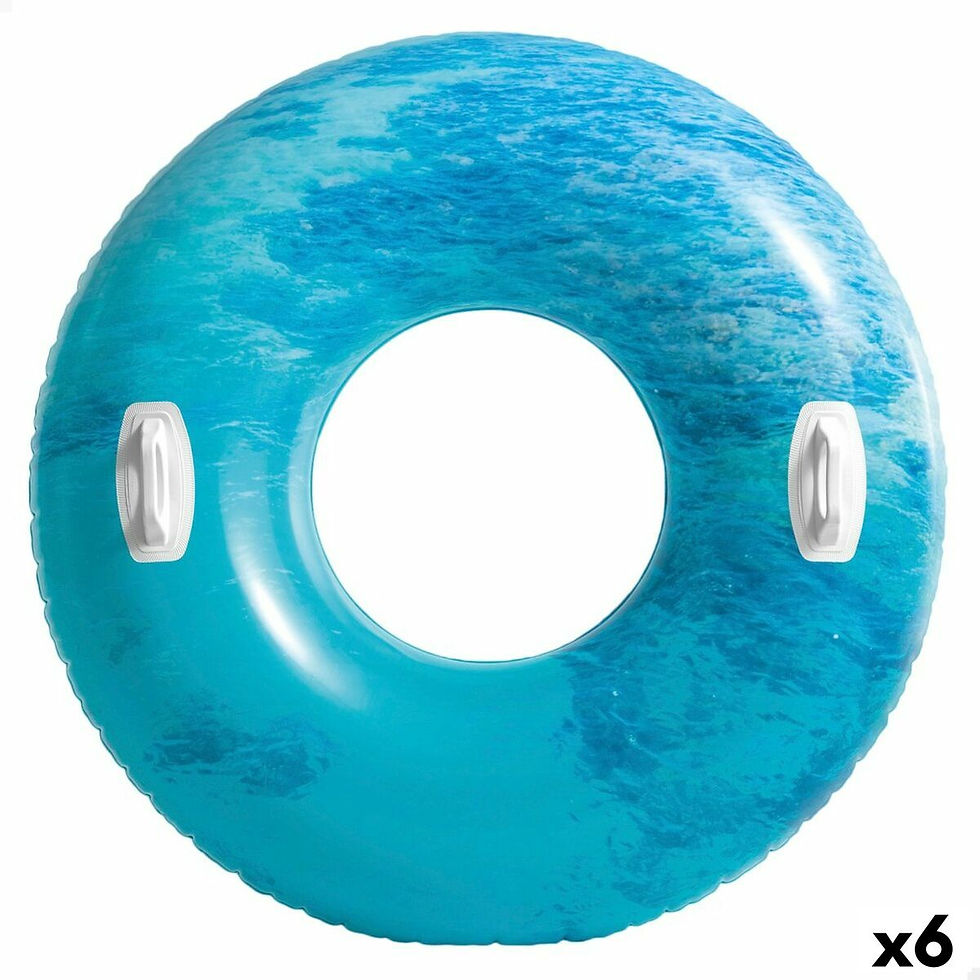 Aufblasbarer Donut-Schwimmhilfe Intex Waves of nature Ø 91 cm (6 Stück)