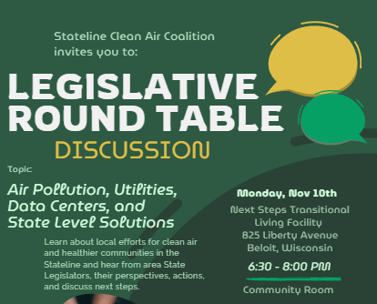 Stateline Clean Air Coalition: Legislative Roundtable Discussion