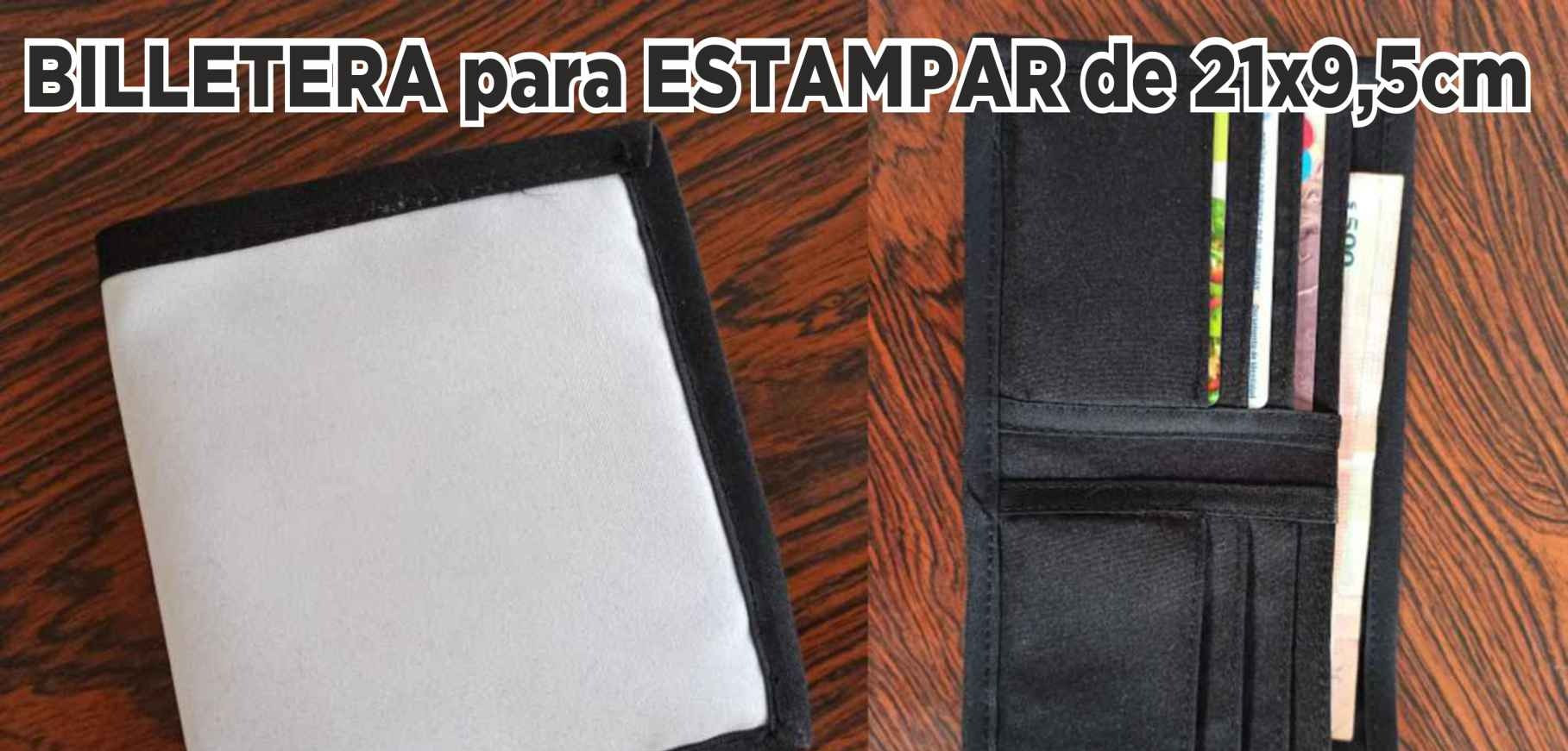 BILLETERA para ESTAMPAR