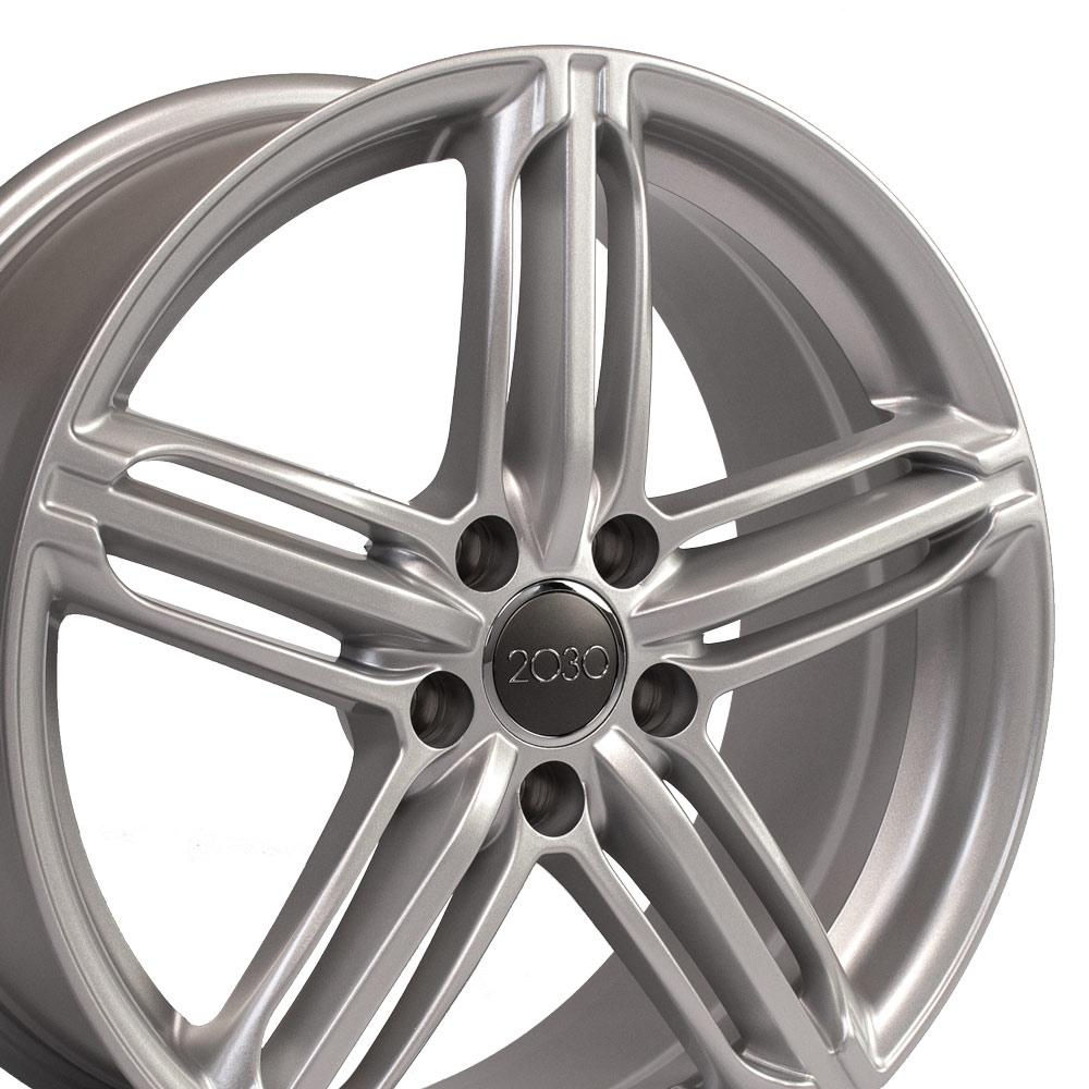 18" Replica AU12 fits Audi RS6 18x8 Silver