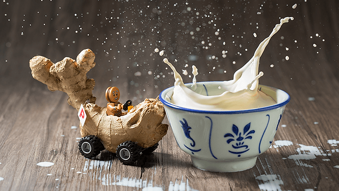 Food Legography - Ginger Milk Pudding