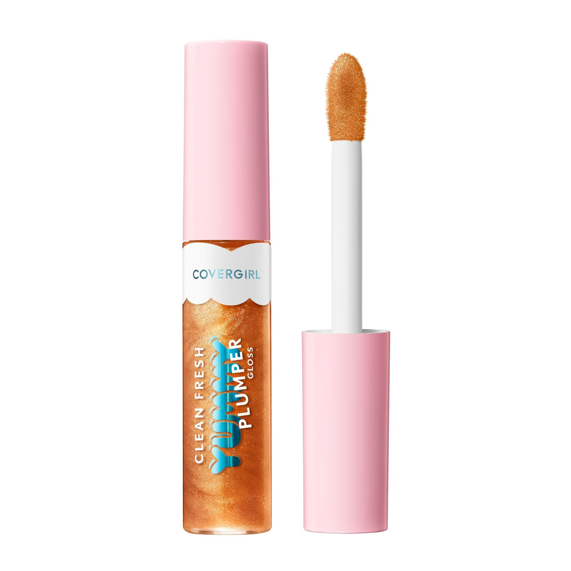 Covergirl Clean Fresh Yummy Gloss 900 Its Gold Outside Plumper Gloss Shiny Gloss