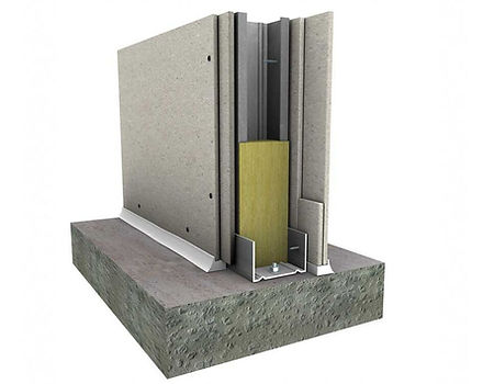 120 Minutes Steel Stud Partition System