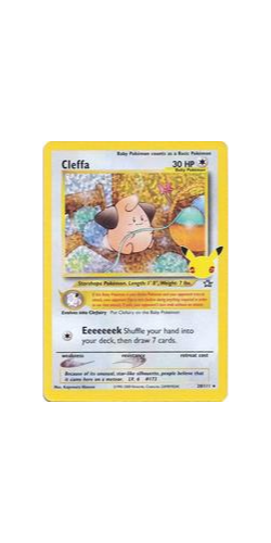Cleffa 20-111 Classic Collection Celebrations SWSH Single Card