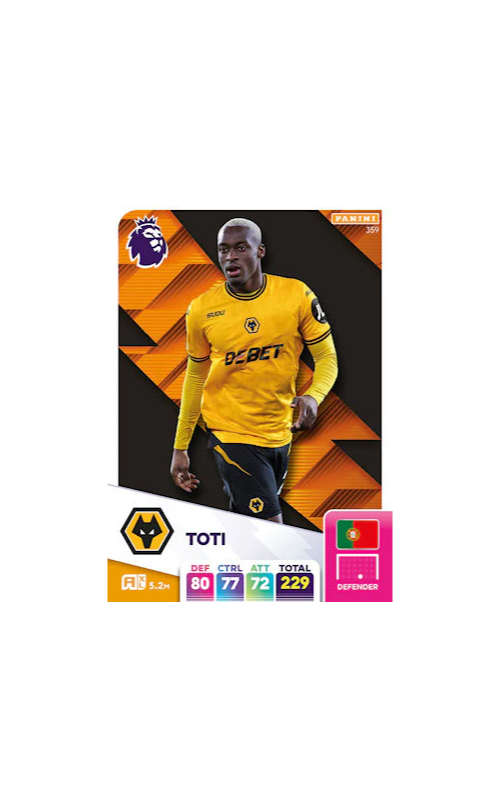 Panini Adrenalyn XL English Premier League Single - TOTI - 359