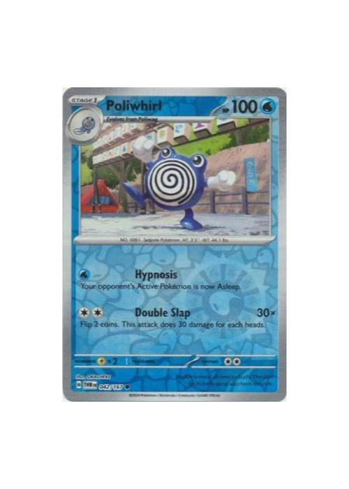 Poliwhirl Reverse Holo TWIM 042-167 Twilight Masquerade Single Card