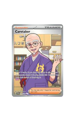 Caretaker Full Art Ultra Rare TWM 203-167 Twilight Masquerade Single Card