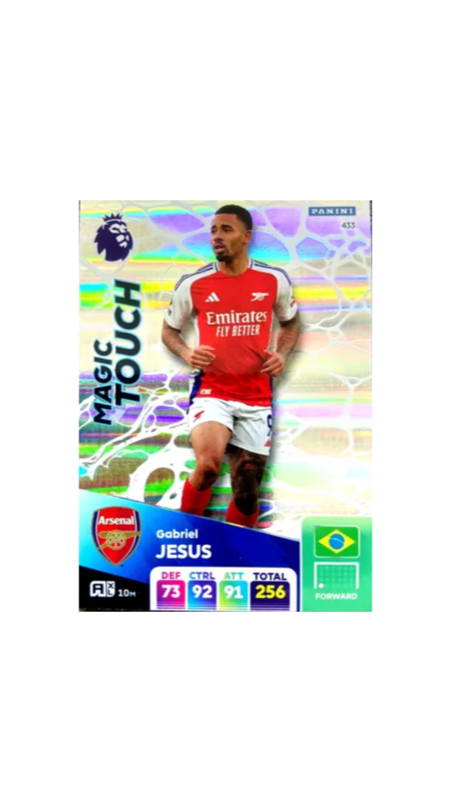 Panini Adrenalyn XL English Premier League Single - MAGIC TOUCH - Jesus - 433