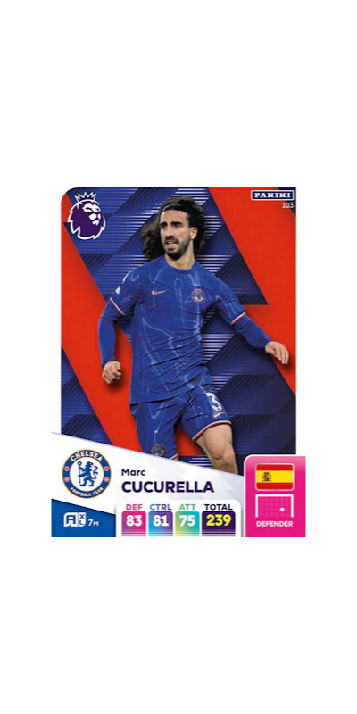 Panini Adrenalyn XL English Premier League Single - CUCURELLA - 103
