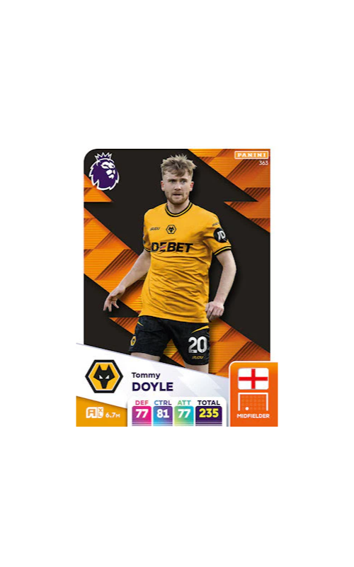 Panini Adrenalyn XL English Premier League Single - DOYLE - 363