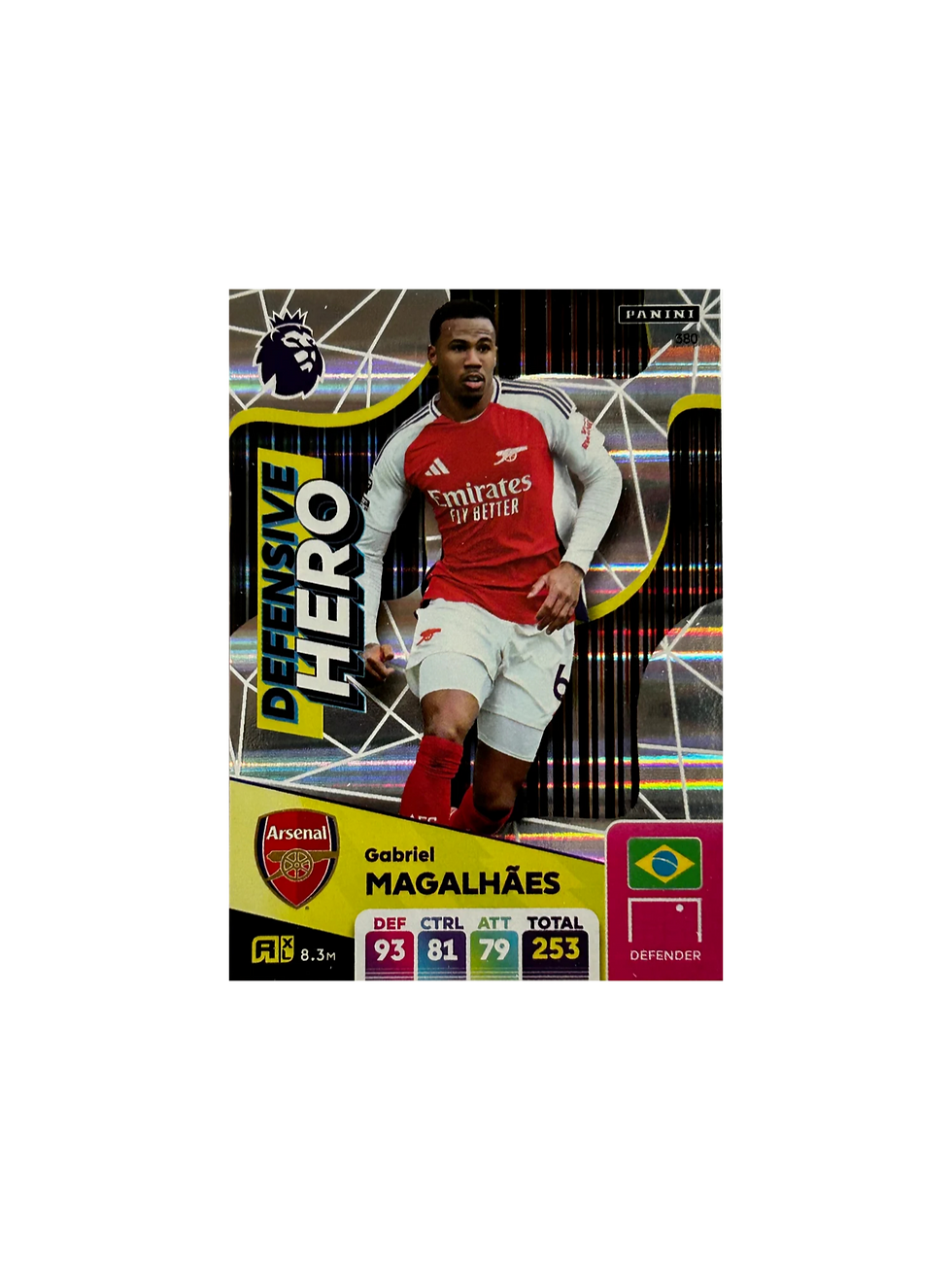Panini Adrenalyn XL English Premier League Single - DEFENSIVE HERO Magalhaes 380