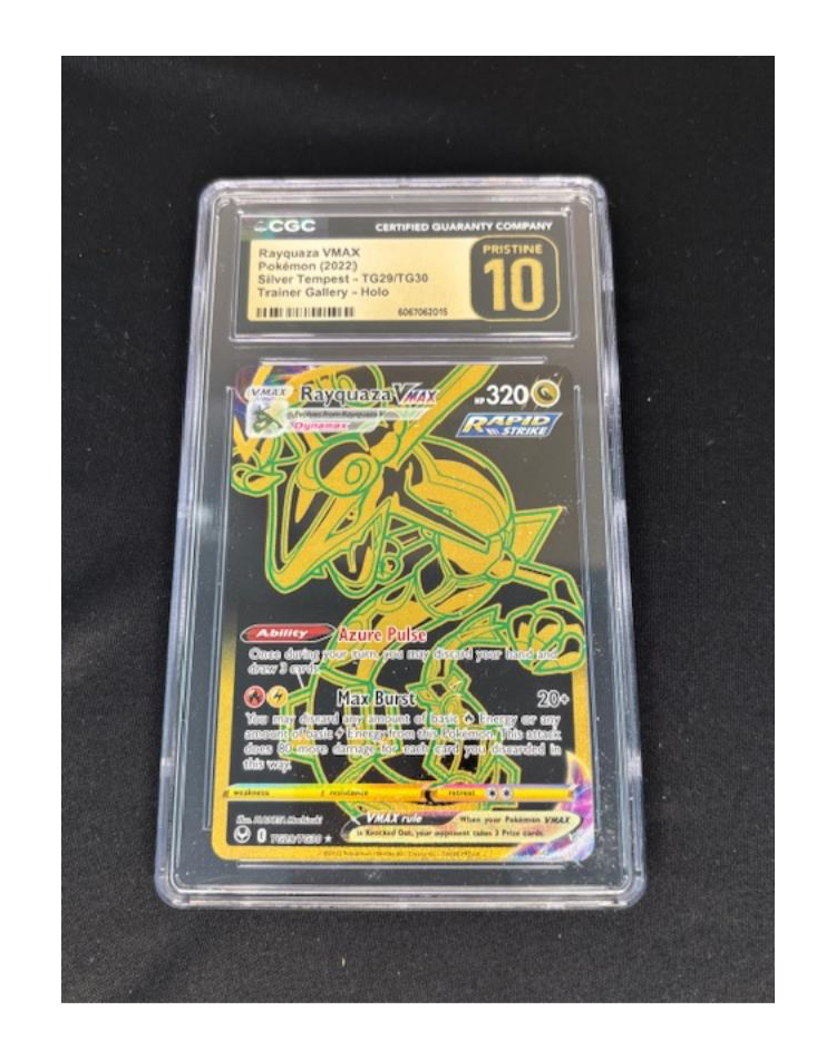 Pokemon TCG Graded Rayquazza Silver Tempest TG29-TG30 CGC Pristine 10
