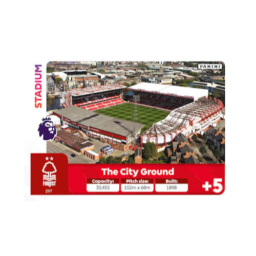 Panini Adrenalyn XL English Premier League Single - THE CITY GROUND STADIUM 297