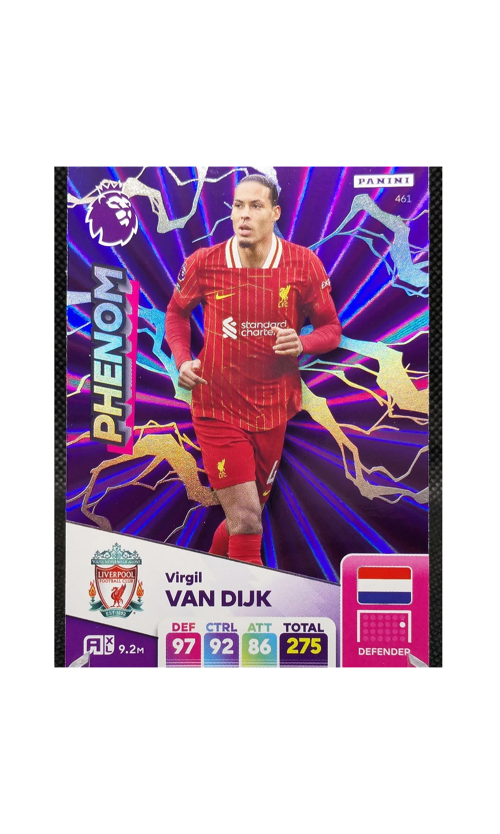 Panini Adrenalyn XL English Premier League Single PHENOM Virgil Van Dijk - 461