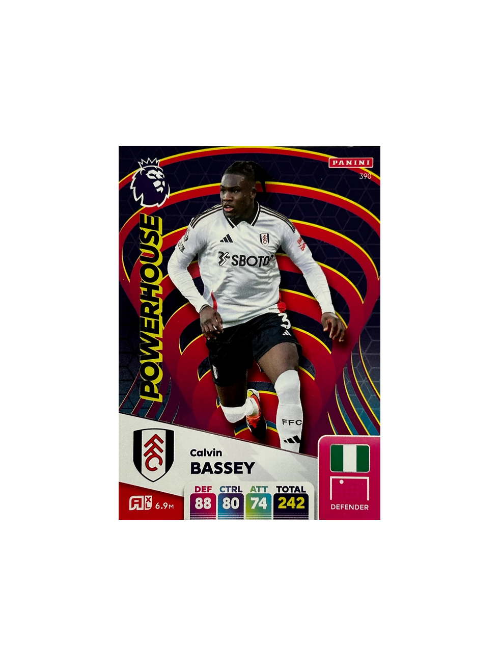 Panini Adrenalyn XL English Premier League Single - POWERHOUSE - Bassey - 390
