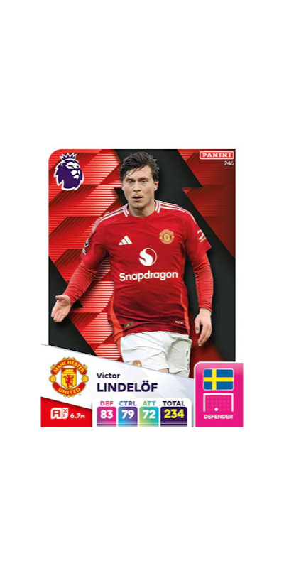 Panini Adrenalyn XL English Premier League Single - LINDELOF - 246