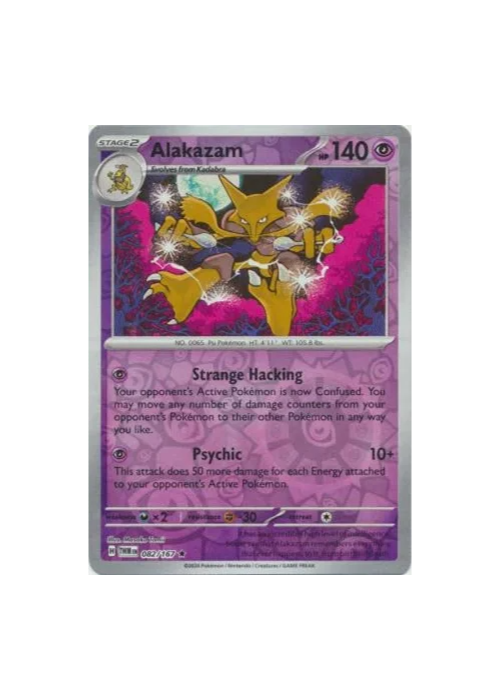 Alakazam Reverse Holo TWIM 082-167 Twilight Masquerade Single Card