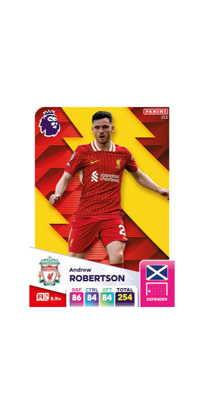 Panini Adrenalyn XL English Premier League Single - ROBERTSON - 213