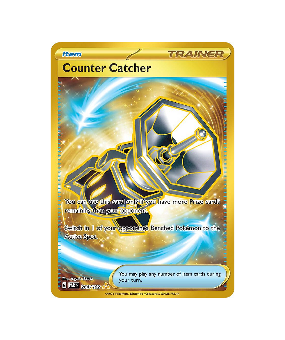 pokemon paradox rift gold cards 260/182 Garchomp ex (Dont apply Weakness and Resistance for Benched Pokmon.) Pokemon Scarlet & Violet -