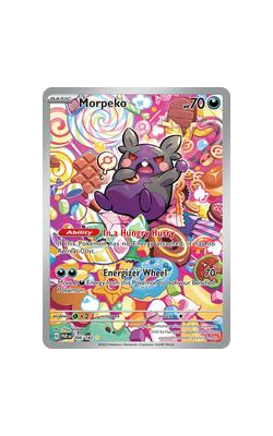 Morpeko Illustration Rare PAR 206-182 Paradox Rift Single Card