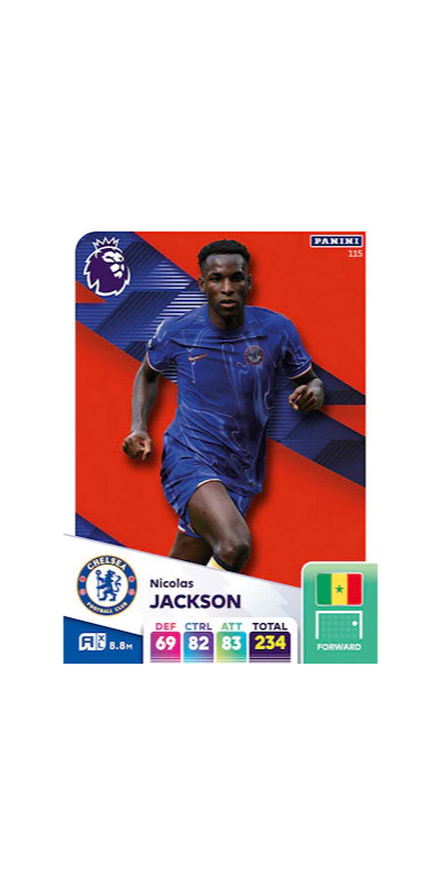 Panini Adrenalyn XL English Premier League Single - JACKSON - 115